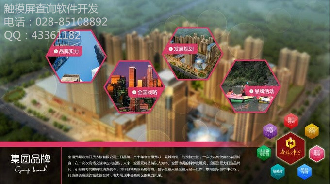 綜合商場觸摸屏制作系統